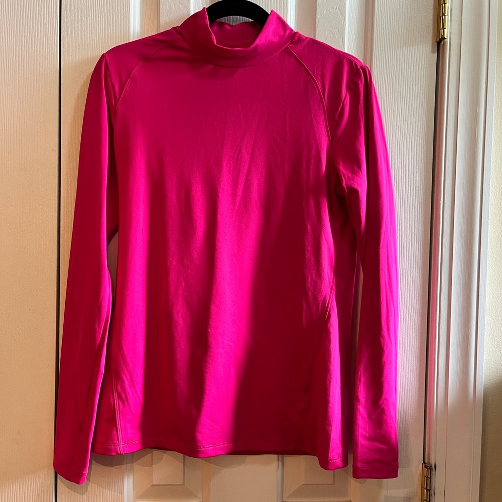 Hot pink workout top